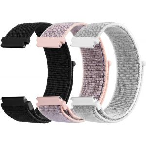 Kalanka-Bracelets De Montres Nylon Pour Montres 20mm, Remplacement Dégagement Rapide En Nylon Velcro À Dégagement Pour Femme Homme 20mm - Neuf