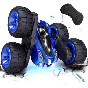 Voiture Télécommande Enfants 2.4Ghz Type C Facile À Charger Rc Voiture Quatre Roues Motrices Double Face 360 ° Rotation Flip Rc Cascadeur Jouet Cadeau Pour Les Garçons Et Les Filles - Neuf