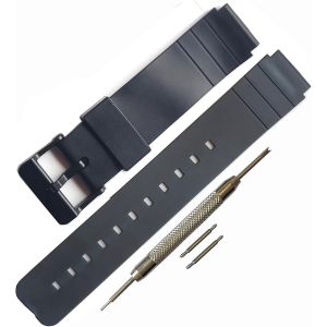 Kal-Bracelet De Montre Étanche En Caoutchouc De Silicone (16 Mm) Pour Casio Mq-24/Mq-58/104/76/71/98 - Neuf