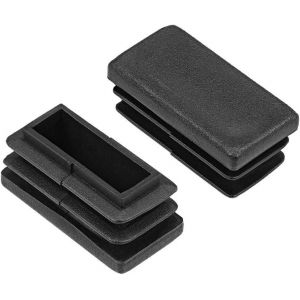 Lot De 30 Embouts Rectangulaires En Plastique Pour Pieds De Meubles De Table Ou De Chaise 30 X 15 Mm - Neuf