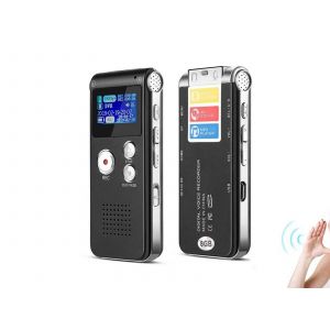 Enregistreur vocal num&eacute;rique rechargeable USB 8 Go avec lecture - Neuf