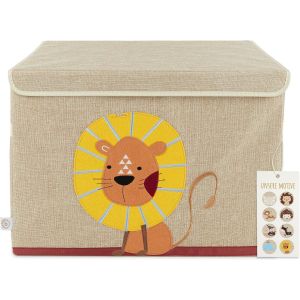 SUBZONAL-Bieco Bo&icirc;te de Rangement avec Couvercle | 65L pliable 36x36x51 | Coffre a Jouet Enfant | Rangement Jouet Enfant | Bac de Rangement Enfant Bac a Jouet Enfant Coffre &agrave; Jouet Enfant Boite Range - Neuf