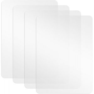ERYI-Lot De 4 Sets De Table Transparents - 40 X 30 Cm - En Plastique Transparent - Antidérapants Et Lavables - Pour La Maison, Le Restaurant, La Cuisine, L'Hôtel - Neuf