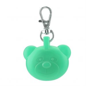 Hjlian Collier Pour Animal De Compagnie En Forme D'ours Mignon, Pendentif De Securite, Lumiere Led Clignotante, Decoration Pour Chien (Vert) - Neuf