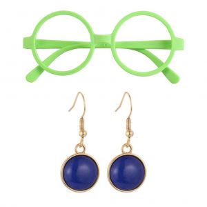 Accessoires De Deguisement Pour Enfants, Lunettes, Boucles D'oreilles, Accessoires De Deguisement Pour Decoration De Fete - Neuf