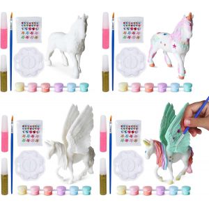 ERYI-Licorne Jouet Fille, Petits Cadeaux Anniversaire Invités Enfant, Loisir Creatif Kit 4 Cadeau Anniversaire Enfants Invites, Mini Jouet Pinata Licorne Fille | Pochette Surprise Mixte Goodies - Neuf