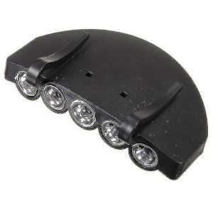 Lampe Frontale Led Hmwy-5 Pour Chapeaux ¿ Lampe Frontale Lumineuse Pour La Pêche, Le Camping, L'escalade Et Les Aventures En Plein Air ¿ Éclairage Mains Libres - Neuf