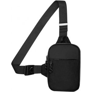 RFCBC-Sacoche Homme Bandouliere Sac de Poitrine Homme Sling Bag Petite Sac Bandoulière Homme Chest Crossbody Bag Nylon Petit Sling Sac Homme Sacoche Poitrine Voyage Sling Cross Body Bag - Neuf