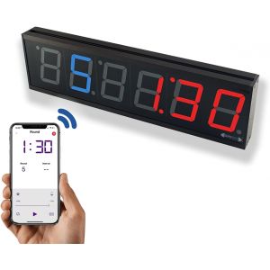Ulteronixshop-Flex Timer - Fitness Minuteur Horloge Num&eacute;rique &iquest; Home Edition - Contr&ocirc;le par Application Mobile Via Bluetooth - Neuf