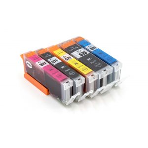 vhbw cartouche d'encre pour imprimante en lot Canon Pixma MG 7700 Serie, MG 7750, MG 7751, MG 7752, MG 7753 comme PGI-570, PGI-571. - Neuf
