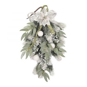 Joyeux No&euml;l, D&eacute;coration, Mariage de l'Arche de Fleurs Artificielles en forme de Larme Guirlande de D&eacute;coration de Porte, Polyvalent D&eacute;coration - Neuf