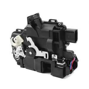 Serrure de porte avant gauche Mikkuppa compatible avec Golf 4, Passat 3b, Bora et New Beetle, serrure &agrave; servomoteur avec verrouillage centralis&eacute; - Neuf