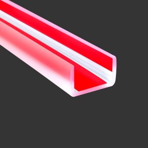 Bordure en caoutchouc transparent,protection autocollante transparente pour contreplaqu&eacute;,bords d'armoires,verres,mat&eacute;riau silicone,protections de bord en U de 16 mm,6 m - Neuf