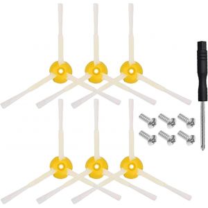 Brosses Latérales pour iRobot Roomba 500 600 700 800 900 Séries 6Pcs - Neuf