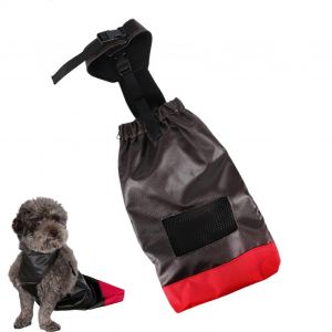 Sac De Transport Pour Chien, Bandoulière Réutilisable Avec Sangle Flexible, Idéal Pour Les Visites Chez Le Vétérinaire En Extérieur. Tailles : S, M, L, Noir. - Neuf