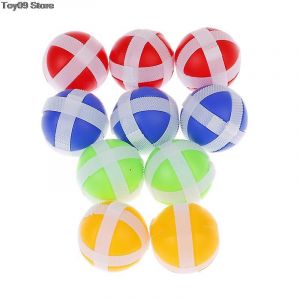 Accessoires De Fl&eacute;chettes Pour Enfants, 10 Pi&egrave;ces, Balle De Lancer De Balle Goo, Crochet De Tir En Nylon, B&acirc;ton Velcro, Jouet De Balle Cible - Neuf