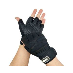 Gants De Fitness Mi-Doigts Extensibles De Qualité Supérieure - Respirants, Antidérapants Et Réglables Pour Les Sports Et Activités De Plein Air - Neuf