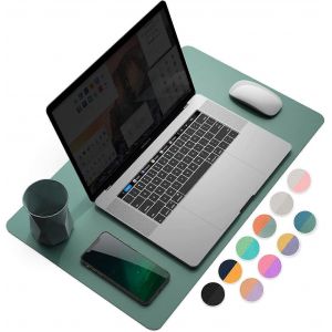 Coussin de bureau multifonctionnel,tapis de souris en cuir PU imperméable ultra mince - Neuf