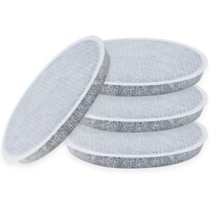 Lot de 4 filtres &agrave; eau &agrave; disques compatibles avec les bouteilles filtrantes Fill and Go-R&eacute;duit le chlore,les particules et autres impuret&eacute;s - Neuf