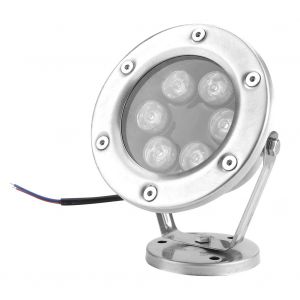HJLIAN Projecteur LED sous-marin RVB rouge pour fontaine d'exterieur 12 W - Neuf