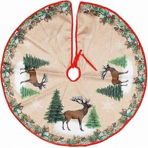 Jupe de sapin festive de 84 cm (33 pouces), d&eacute;corative pour No&euml;l - Neuf
