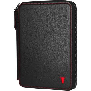 Portefeuille De Voyage - Organisateur De Voyage En Cuir V&eacute;ritable Avec Porte-Passeport Et Porte-Cartes D&eacute;tachables - Neuf