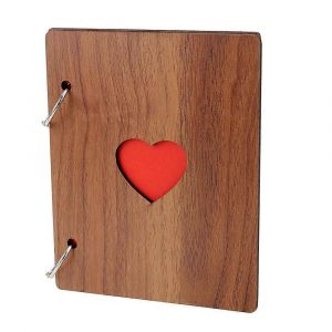 Cadeau d'album de bricolage 6 pouces en bois Photo Album Mémorial pour enfant anniversaire famille mariage - Neuf