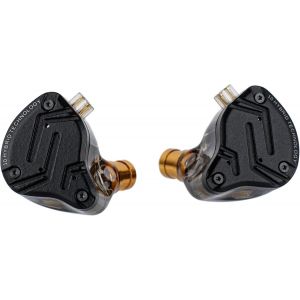 KARWL-Kz Zs10 Proxupgraded 1Dd+4Ba Ecouteurs Hybrides Hifi Iem Avec Façade En Alliage Câble 2 Broches Détachable Et Encastré Pour Musicien Audiophile Dj Stage(Sans Mic) - Neuf