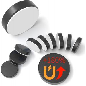 KALANKA-Aimants Puissants Aimant Frigo Adh&eacute;sive 21.5 * 5mm Aimant Plat Autocollant Magnets Tableau Magn&eacute;tique 10pcs Aimants Adh&eacute;sifs Fort pour Tableau R&eacute;frig&eacute;rateur Bureaux Maison Composants de Fixat - Neuf