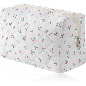 MAA-Trousse de Toilette Femme Voyage, Trousse Maquillage, Pochette Maquillage Grande Capacité Voyage Motif Floral - Neuf