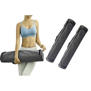 Lot De 2 Sacs De Rangement Pour Tapis De Yoga Avec Fermeture &Eacute;clair Et Bandouli&egrave;re R&eacute;glable - Neuf