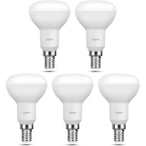 Ampoule Led E14 4,9w Équivalent 40w - 470lm Blanc Chaud 2700k - E14 R50 Réflecteur Ampoule À Angle De Faisceau 120°- Ac 220-240v - Cri>85 - Non Dimmable - Lot De 5 - Neuf