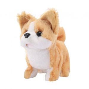 Jouet en peluche électrique, animaux en peluche électroniques, jouet interactif pour chien qui marche, jouet en peluche doux pour animaux de compagnie pour enfants - Neuf