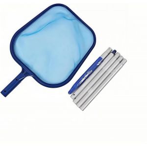 ChenQuanSarl-Épu tte De Surface Pour Piscine Épu tte Piscine 160Cm Épu tte Pour Aquarium Avec Perche Télescopique Réglable Pour Nettoyer Les Feuilles Et Débris Dans Les Piscines Fontaines Bassins Et - Neuf