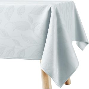 Sjzg-Nappe Carr&eacute; 120x120 Cm Argent&eacute; Rembourr&eacute;e Ext&eacute;rieur Int&eacute;rieur Motif V&eacute;g&eacute;tal Amalu - Neuf
