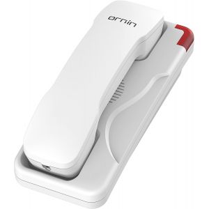 T108 Trimline Téléphone Filaire Avec Clé Sos, Montage Mural, Hôtel Et Maison (Blanc) - Neuf