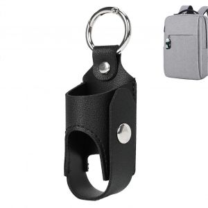 Portable Inhalateur Titulaire - En Cuir Noir Keychain Cas Pour Le Voyage, &Agrave; L'&eacute;cole, Camping - Simple &Eacute;l&eacute;gant De Protection Design - Neuf
