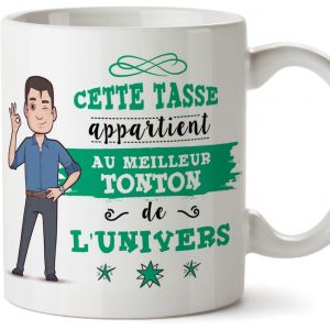 Eryi-Tonton Mug/Tasse Oncle De L'univers - Tasse Originale/Cadeau Anniversaire/Future Tonton. Céramique 350 Ml - Neuf