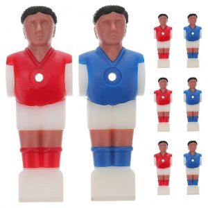 8pcs Foosball Machine Figures Baby-foot Figurines Foosball Machine Accessoires Soccer Player Statue - Neuf