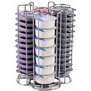 Capsules De Café Compatibles Tassimo (52 Capsules) - Supports Pour Capsules De Café Tassimo - Support Rotatif - Neuf