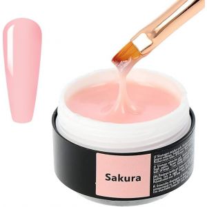 Salon Gel Construction Ongle Uv Light Ivory - 2in1 Extension Et Modelage - Led Pour Renforce - Couleur Ongle - Facile À Appliquer - Nail Art - 15ml - Neuf