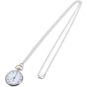 1 Pc Collier Montre De Poche Montre Numérique Montre Vintage Montre Fob Médecin Montres De Poche Pour Hommes Montre De Poche Moderne Montre De Poche Pratique Un Verre Silver - Neuf