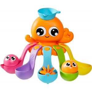 Eryi-Tomy 7 En 1 Poulpe Pour Le Bain, Jouets De Bain Pour Bébés, Jouets De Bain Pour Enfants Pour Jouer Dans L'eau, Accessoires De Bain Amusants Convient Aux Enfants De 18 Mois, 2, 3 Et 4 Ans - Neuf