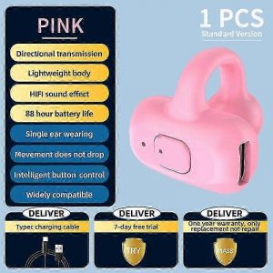 &iquest;&iquest;couteurs Bluetooth &iquest;&iquest; conduction osseuse de 4e g&iquest;&iquest;n&iquest;&iquest;ration, mini-&iquest;&iquest;couteurs intra-auriculaires avec clip d'oreille, st&iquest;&iquest;r&iquest;&iquest;o Hi-Fi, TWS, sans fil, pour le sport et les jeux, avec micro int&iquest;&iquest;gr&iquest;&iquest;. - Neuf