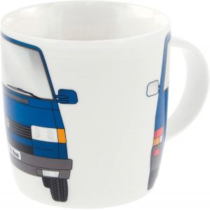 Eryi-Vw Collection - Volkswagen Combi Bus T4 Camper Van Mug De Café En Porcelaine (New Bone China), Tasse À Thé, Grand Gobelet Pour La Cuisine, Atelier, Camping/Cadeau/Souvenir (Avant/Bleu) - Neuf