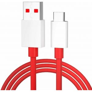 Original C&acirc;ble Chargeur Data Cordon Fil d'Alimentation Rouge Charge Recharge Rapide 4A Max USB-A vers Type-C Pour OnePlus One Plus One+ Two 2 Three 3 3T 5 5T 6 6T 7T 8 8T 9 Pro N100 N10 Nord 2 5G - Neuf