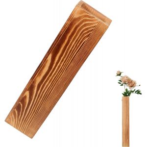 ERYI-Fleur Suspendu Au Mur Jardinière De Poche Vase À Fleurs Séchées Porte-Fleurs Sèches Vase Mural Vase À Fleurs Suspendu Pour Balustrade Pot De Fleurs Suspendu Orner Bois - Neuf