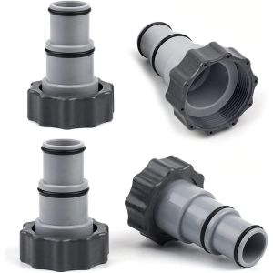 Lot de 2 adaptateurs de piscine A pour piscine Intex I Adaptateur de tuyau de piscine A 32-38 mm I Adaptateur de tuyau avec filetage I 2 pièces (type A) - Neuf