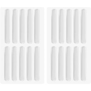 20 Pièces Tampons De Protection Transparents Amortisseur Tampon Pare-Chocs En Meubles Tapis Anti-Bruit Transparent Pour Portes D'armoires,Cuisine,Salle De Bain - Neuf