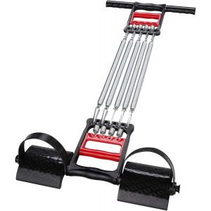 3 En 1 Extenseur De Poitrine Multifonctionnel Hommes & Femmes,Exerciseur Tendeur Musculation De Bras & &Eacute;lastique Pied P&eacute;dale Entra&icirc;neur Abdominal Sit-Up Corde De Tension & Extenseur De Poitrine - Neuf